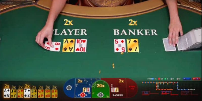 Hướng dẫn tính điểm game bài Baccarat 